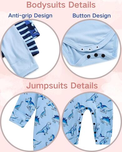 ملابس رضيع الأطفال المولود حديثي الولادة ضروريات Layette 11 قطعة مع الجسوس ، السراويل ، القبعات ، ملابس للجنسين بالبطانية in Saudi Arabia