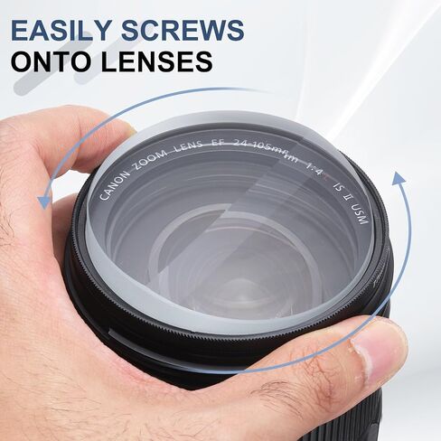 PATIKIL 49MM CAMERA CAMER FILTER ، GHOST CENTER MOTION SPERE SPEED SPEED FLUR in Saudi Arabia
