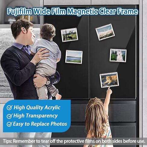 Camera Case Fit for Fujifilm Instax Wide 400, PU Leather Protective Case with Adjustable Shoulder Strap, Small Photo Ablum, 5 Inch Magnetic Photo Frame and Card Sleeve in Saudi Arabia