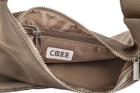 Large Crescent Bag, Crossbody Bag for Women, Men, Large Capacity All Weather Resistant Crossbody Bag, Adjustable Strap, Nylon in Saudi Arabia
