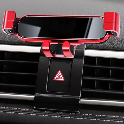 حامل هاتف السيارة لـ Mitsubishi Airtrek 2022-2023 ، حامل قابل للتعديل 360 درجة ، قبضة آمنة ، سهلة الاستخدام ، خالية من اليدين للقيادة الآمنة ، التصميم اليومي المتين ، C Red in Kuwait