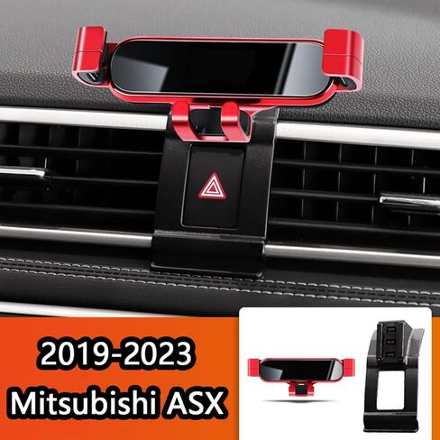 حامل هاتف السيارة لـ Mitsubishi Airtrek 2022-2023 ، حامل قابل للتعديل 360 درجة ، قبضة آمنة ، سهلة الاستخدام ، خالية من اليدين للقيادة الآمنة ، التصميم اليومي المتين ، C Red in Kuwait
