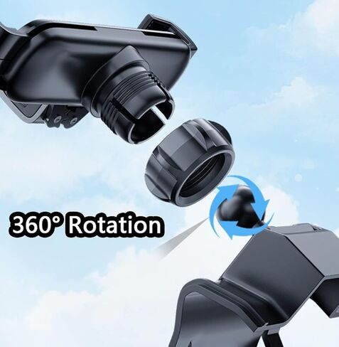 حامل هاتف السيارة لـ Mitsubishi Airtrek 2022-2023 ، حامل قابل للتعديل 360 درجة ، قبضة آمنة ، سهلة الاستخدام ، خالية من اليدين للقيادة الآمنة ، التصميم اليومي المتين ، C Red in Kuwait