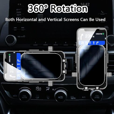 حامل هاتف السيارة لـ Volvo XC40 2020-2023 ، حامل قابل للتعديل 360 درجة ، قبضة آمنة ، سهلة الاستخدام ، خالية من اليدين للقيادة الآمنة ، التصميم اليومي المتين in Saudi Arabia