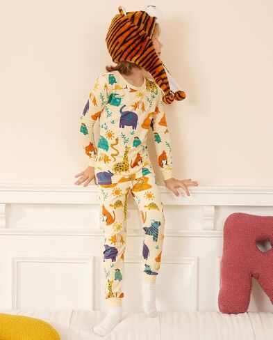Bamboo Viscose Toddler Pajamas Boys Girls Baby 12m-8y PJS مجموعات الأطفال 2pcs in Saudi Arabia