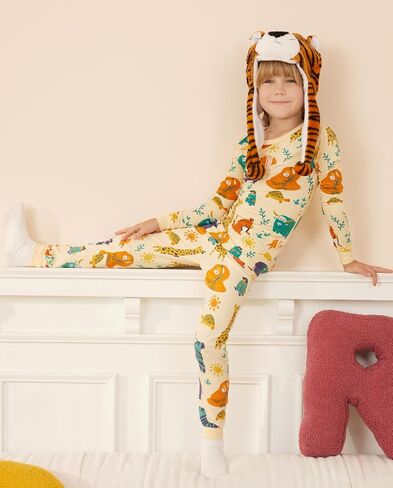 Bamboo Viscose Toddler Pajamas Boys Girls Baby 12m-8y PJS مجموعات الأطفال 2pcs in Saudi Arabia