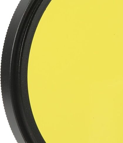 Fydun 55mm Lens Filter Full Color Lens Filter Pantical Class Digital Camera Filter Filter High Definity Filts Filter for Nikon (الأصفر) in Saudi Arabia