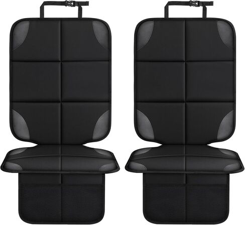وسادة حماية مقعد السيارة ، وسادة سميكة لوسائد مقعد السيارة ، وغطاء مقعد السيارة مقاوم للماء 600D ، وجيب لدعم الانزلاق ، ومناسب للرضع والحيوانات الأليفة (2 قطع) in Kuwait