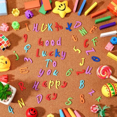 Blulu 248 PCS 1 بوصة أحرف الأبجدية الخشب أرقام فارغة أرقام أحرف خشبية غير مكتملة للحرف اليدوية مع صينية تخزين ريفية لتعليم التعلم الإملائي العودة إلى هدايا المدرسة (لون مختلط) in Kuwait
