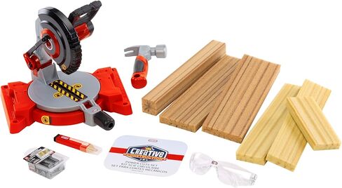Little Tikes Creative Construction Power Cuts Set with 6 Accessories, Pretend Play Construction Set, for Boys and Girls Ages 3+ Years in Saudi Arabia