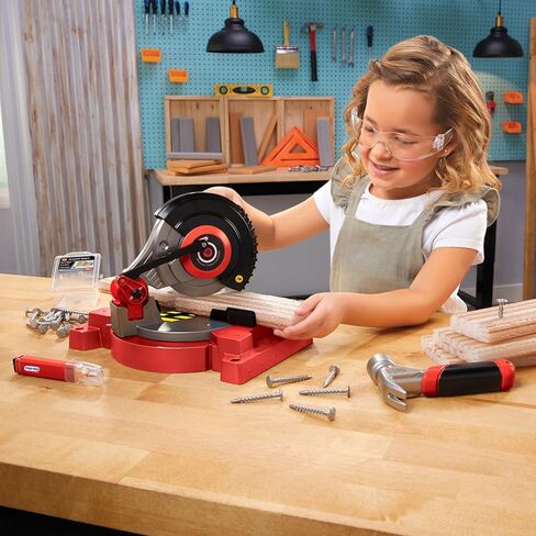 Little Tikes Creative Construction Power Cuts Set with 6 Accessories, Pretend Play Construction Set, for Boys and Girls Ages 3+ Years in Saudi Arabia