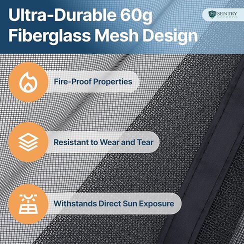 لعبة نولر المنحدر الخلفي شاشة مع إغلاق مغناطيسي-قابلة للتخصيص حتى 8.5'H x 10.5'W-الألياف الزجاجية 16x18 مم الثقيلة in Kuwait