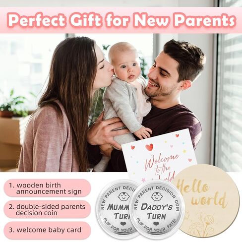 Newborn Baby Girl Gift, 9 Pcs Baby Gifts for Girls Newborn Essentials, New Baby Girl Gift Basket Baby Shower Gender Reveal Gifts, New Mom Gift Swaddle Blanket Bunny Rattle Gift Set in Kuwait