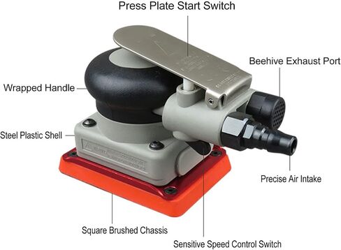 Air Sander 10000 دورة في الدقيقة 1/4in PT مدينات الرمل الرملية عالية السرعة آلة الرمل لآلة الصنفرة لتلميع المعادن الخشب إزالة الشمع in Saudi Arabia