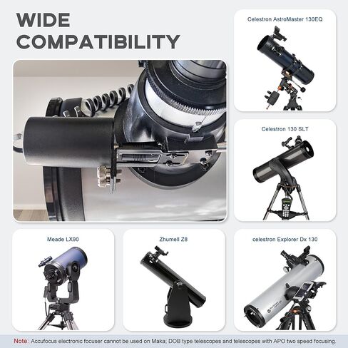 تركيز Alstar Accufocus Electronic Telescope - حزمة مع - 2 بوصة إلى 1.25 بوصة محول تلسكوب in Saudi Arabia