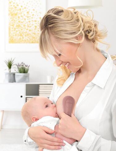 مدلك الرضاعة المتداول Momcozy مع الحرارة ، وتدليك 3 في 1 يشبه حقيقي لتخفيف القنوات المسدودة ، والاحترار in Saudi Arabia