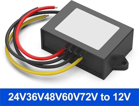 24V36V48V60V72V إلى محول الطاقة 12 فولت 15 ~ 90V إلى 12 فولت وحدة تخفيض الجهد العاصمة (8A ، 48V60V (15-75V) _12V) in Saudi Arabia