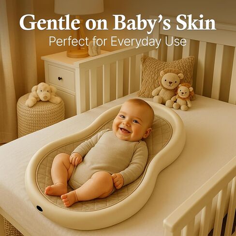 بطانة وسادة تغيير الفول السوداني-حافظ على طفلك مريح وجافًا مع بطانة طاولة ناعمة وامتصاص ومقاومة للماء وغير قابلة للانزلاق-من السهل الغسل والطويلة ، مع الحفاظ على وسادة متغيرة خالية من الفوضى (3 عبوات) in Kuwait