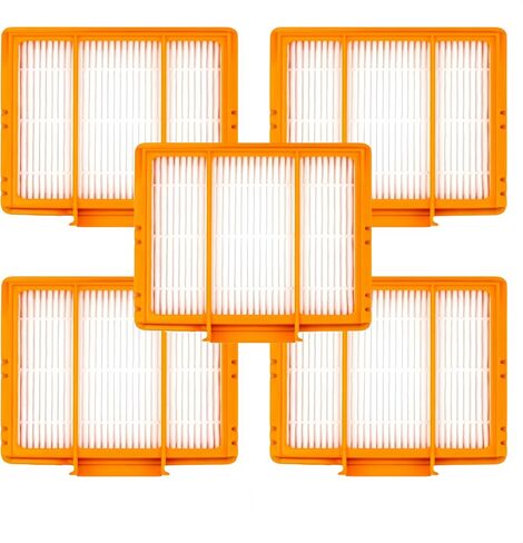 5-Pack Replacement HEPA Filter Compatible with Shark ION,IQ,EZ AI Series Vacuum AV2501AE RV1001AE AV910/911S/912S/915S AV753 RV100AE UR1000SR AV2001WD RV1001 AV752 AV2820S Part Fit # RVFFK950 (5) in Kuwait