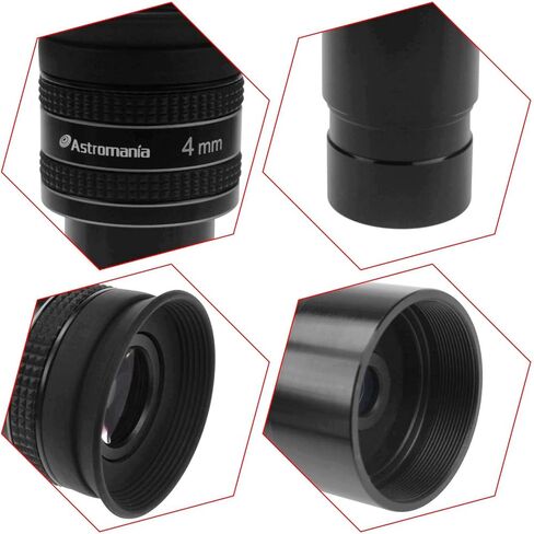 Astromania 1.25 "4 -Elements 5x Barlow Lens - حزمة مع - 1.25" 4 مم 58 درجة العدسة الكوكبية للتلسكوب in Saudi Arabia