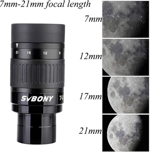 SVBONY SV137 3X Barlow Lens 1.25 inch Telescope Accessory Metal Body Bundle with SV135 Zoom Eyepiece, 6 Element 4 Group Telescope Accessories for Astronomic Telescopes Visual in Saudi Arabia