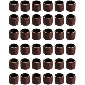36-Piece 3/4-inch Diameter Sanding Drums - 12 Each Fine, Medium, Coarse Grit - Fits Dremel in Saudi Arabia