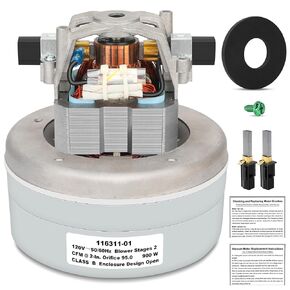 116311-01 Vacuum Blower Motor 5.7" 120V High-Suction Low-Noise Energy-Efficient Replacement Motor Easy Installation for Backpack & Canister Vacuums in Saudi Arabia