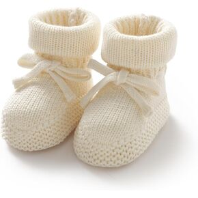 Hadetoto حديثي الولادة Baby Baby Booties Cotton Knit Shoes Soft First Wakers Wakers Dark Booties for Toddler Infant Girl Boy in Kuwait
