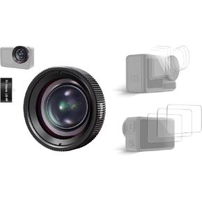 عدسة Macro Neewer متوافقة مع DJI Osmo Action 5 Pro/4 كاميرا واشتراكات إكسسوارات حامي مجموعة للعمل 5 Pro ، 2x Migring 2 Elements في مجموعة واحدة ، مسافة بؤرية 3-4 سم ، عن قرب التصوير الفوتوغرافي in Kuwait
