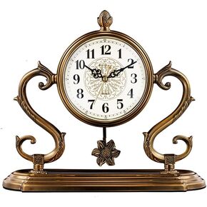 Sitting Clock, Living Room, Household Clock Ornaments, Desktop Clock, Retro Sitting Clock in Saudi Arabia