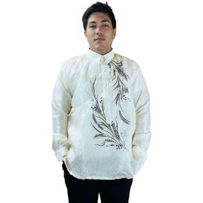 الأكمام الطويلة الأورجانزا بارونج تاغالوغ - اطلب الولايات المتحدة الحجم in Kuwait