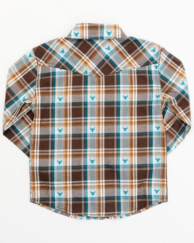 Cody James Toddler -Boys 'Bull Dobby Long Sleeve Snap Shirt - CTSP23W61 in Saudi Arabia