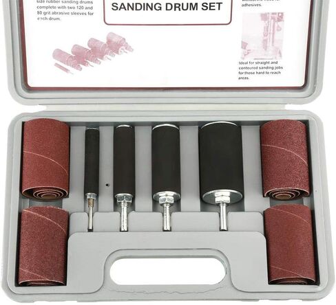 20 PCS طبل طبقة Sander Kit ، مجموعة أدوات Sander Sandling Sandling Ashata مع Case for Drill Press ، لأدوات تلميع النجارة in Saudi Arabia