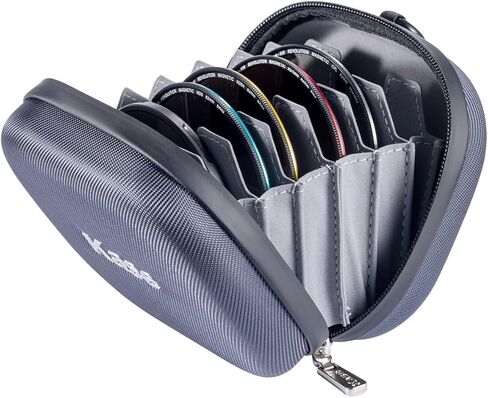 Kase Revolution Plus Hard Shell Tortoise Filter Wallet Case 8 Pocket + Carabiner (Large 95-112mm) in Saudi Arabia