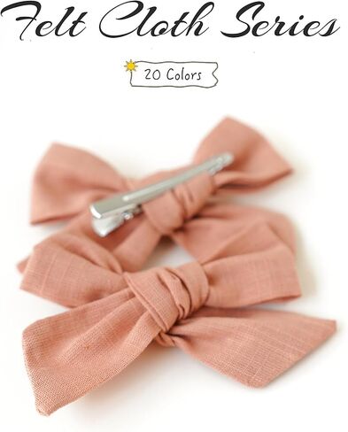 Prohouse 40 PCS Baby Girl Hair Clips, Alligator Hair Bows for Toddlers & Kids, Baby Hair Accessories in Kuwait