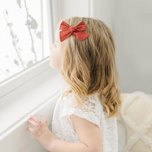 Prohouse 40 PCS Baby Girl Hair Clips, Alligator Hair Bows for Toddlers & Kids, Baby Hair Accessories in Kuwait
