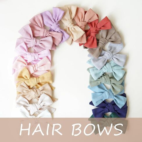 Prohouse 40 PCS Baby Girl Hair Clips, Alligator Hair Bows for Toddlers & Kids, Baby Hair Accessories in Kuwait