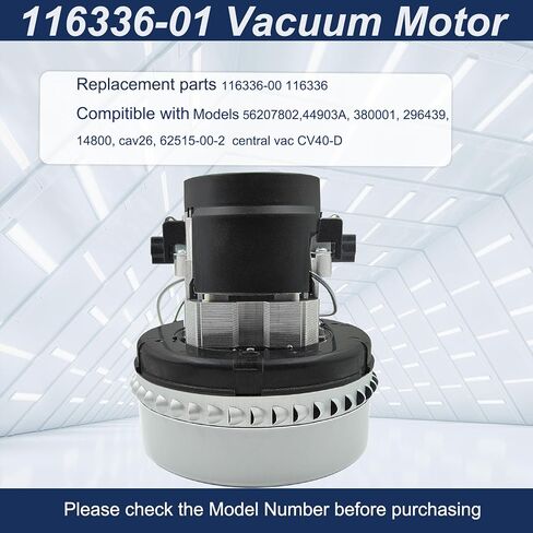 116336-01 116336-00 120 فولت محرك نظافة الفراغ ، 2 محركات منفاخ الفراغ المرحلة ، 5.7 بوصة ، وتشمل حشية 566 أجزاء محرك فراغ بديل 56207802 ، 44903A ، 56207802 ، 380001 ، 296439 ، CAV26،14800 in Kuwait