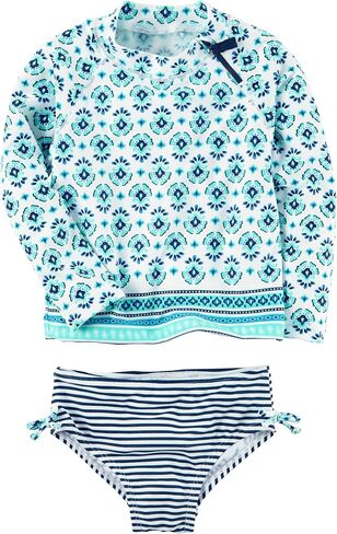 Carter's Floral Rashguard Set (12 Months, Turquoise) in Saudi Arabia