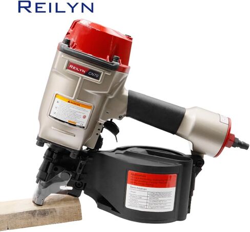 Coil Siding Nail Gun CN70, 15 Degree Industrial Pneumatic Nail Gun, 1-3/4"" to 2-3/4"" Siding Nailer for Siding Sheathing Wooding Fencing Decking in Saudi Arabia