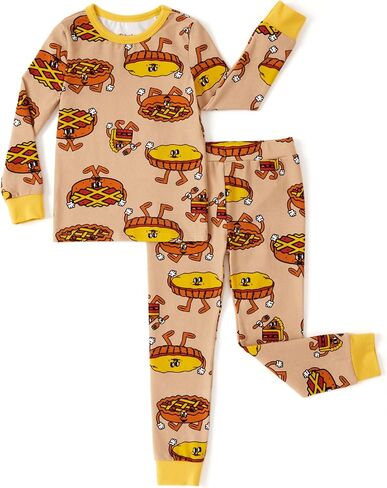 PATPAT Baby Pajama Set with Organic Cotton, Snug fit Pjs for Girls Boys Toddler Kids, Supersoft & Stretchy Sleeper Sleepwear in Saudi Arabia