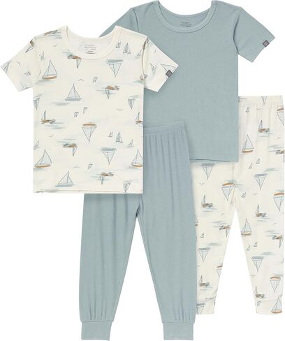 Modern Moments by Gerber Baby Viscose 4-Piece Tight Fitting Pajama Sets in Saudi Arabia