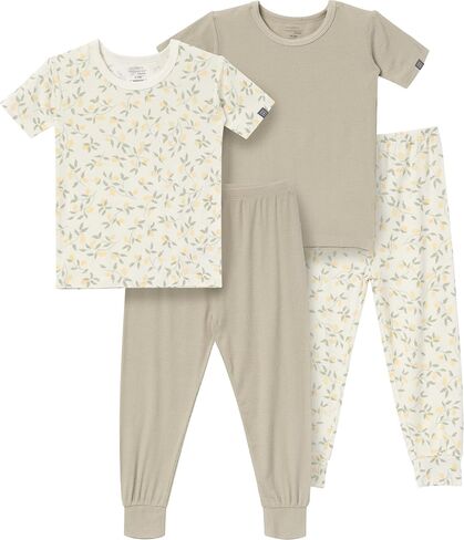 MODERNMOMENTS Baby Viscose 4-piece Tight Fitting Pajama Sets in Saudi Arabia