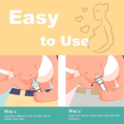 Colostrum Collector Kit Tenmonth Breast Milk Collector with Storage Case Set, Portable Colostrum Container Ready-to-Use, BPA Free 0.1oz/4ml, 6pcs in Saudi Arabia