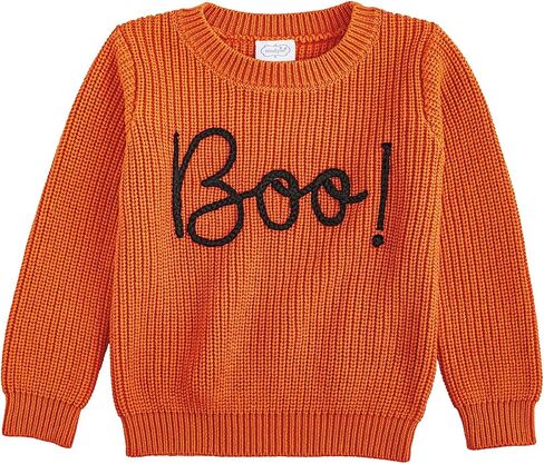 Mud Pie Baby Boys Kids Boo Chainstitch Sweater in Saudi Arabia