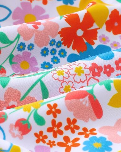 Saeaby Newborn Baby Girl Swimsuit Toddler Ruffle Swimsuit Bikini Tankini Infant Swimwear One Piece Bathing Suits for Girls in Kuwait