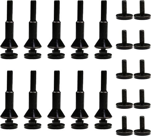 10 pc Mounting Mandrel 3/8 inch & 1/4 inch Arbor Hole for Type 1 Cut-Off Wheel 1/4" Shaft for Die Grinder Rotary Tool in Kuwait