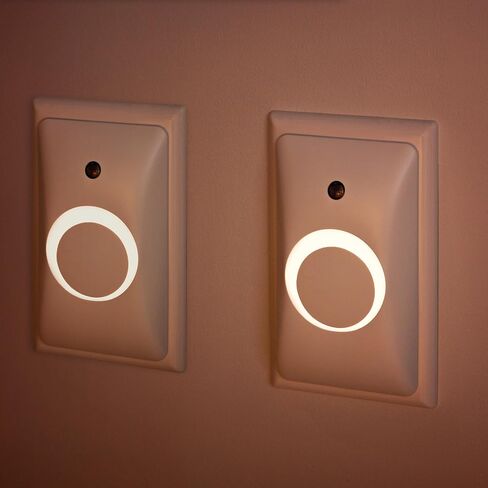 GlowGuard Baby Proof Outlet Cover & Night Light (2-Pack) | Secure & Tamper Resistant | Childproof, Babyproof, Toddler Proof, Child Safety Socket Cover | Light Sensor or Manual Toggle | Patent Pending in Kuwait
