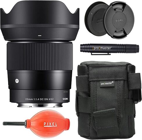Sigma 23mm f/1.4 DC DN Contemporary Lens for Sony E Mount with Blower, Lens Cleaning Pen & Lens Case | 348965 | Sigma 23mm f/1.4 dc dn in Saudi Arabia