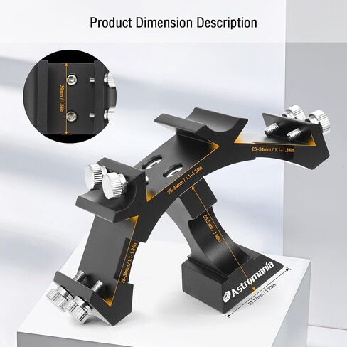 Astromania Schmidt-Cassegrain Finder Scope Base - Bundle with - Tri-Finder Finderscope Mount in Saudi Arabia